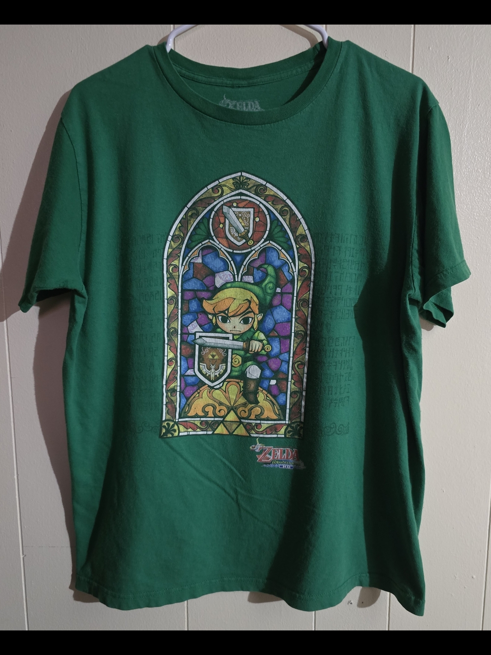 Used, Great Condition, The Legend of Zelda, Green, Mens Size Large